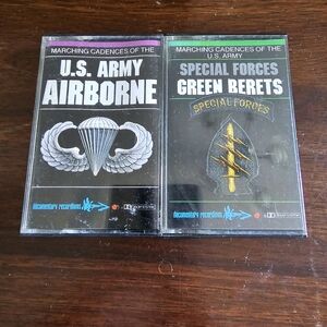 U.S. Army Airborne and Special Forces Green Berets Cassette Set